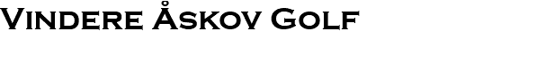 Vindere Åskov Golf